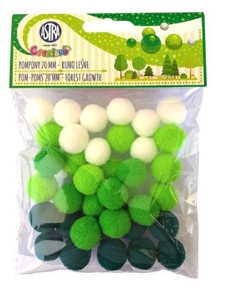 Pompony runo leśne mix Creatinio (335121019)