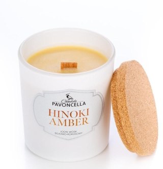 Świeczka ozdobna Classico Hinoki Amber biała 135g Pavoncella (5905711530158)