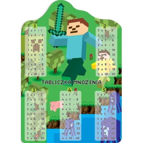Tabliczka mnożenia Karta EDU Tabliczka Mnożenia GRA Henry (5905701487660)