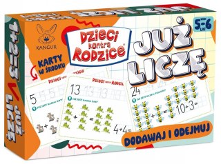 Gra karciana Dzieci kontra rodzice Już liczę. 5-6 lat Kangur
