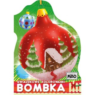 Książeczka edukacyjna gwiazdkowe kolorowanki Bombka Niko