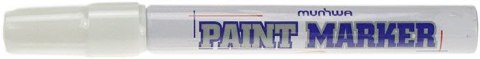 Marker olejowy wkład biały okrągła końcówka Munhwa (8801006711219)