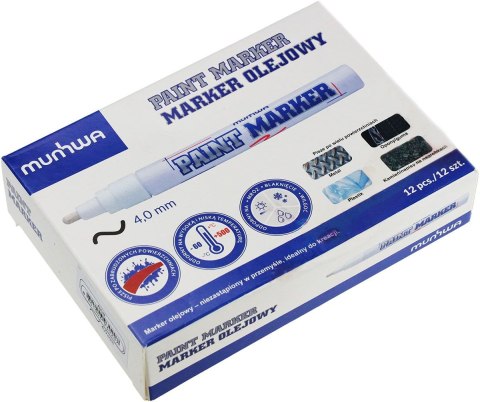 Marker olejowy wkład złoty 4mm okrągła/ścięta końcówka Munhwa (8801006711196)