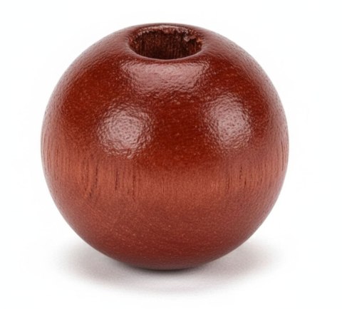 Ozdoba drewniana Craft-Fun Series Korale drewniane w kolorze ciemnobrązowym Titanum (25KBZ002)