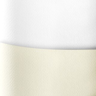 Papier ozdobny (wizytówkowy) A4 savanna biały 20 arkuszy biały 200g Galeria Papieru (204801)