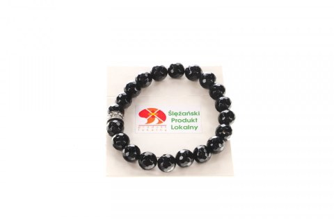 Bransoletka bransoletka onyks fasetowany 10mm Mol