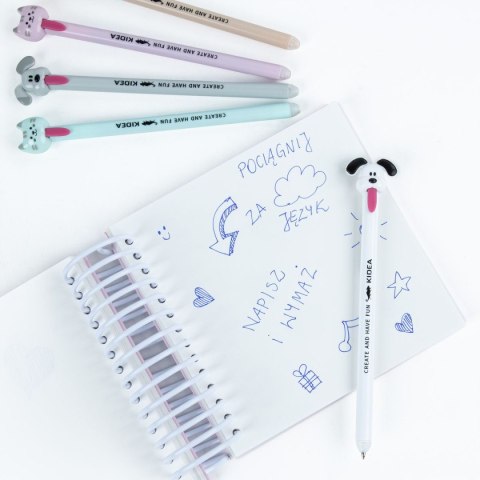 Długopis wymazywalny wkład niebieski Kidea (DWAUEKAD)