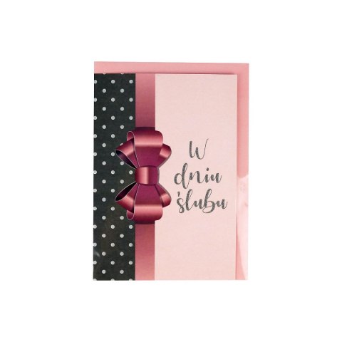 Kartka składana KARNET SLUBNY [mm:] 138x185 Rexus