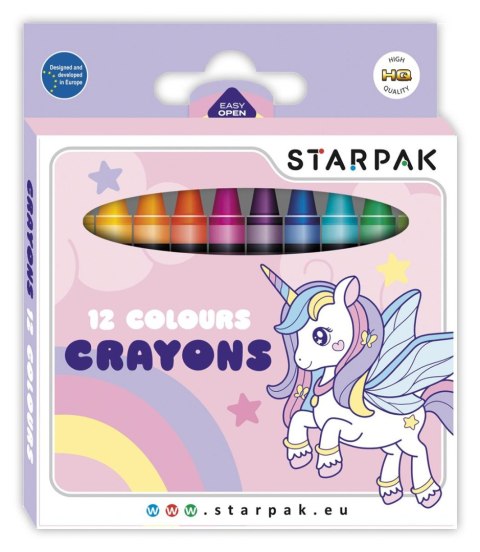 Kredki ołówkowe Unicorn 12 kol. Starpak (490949)