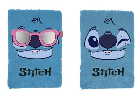 Pamiętnik A5 pluszowy z magnetycznym zapięciem Stitch Paso (DS24GW-3678)