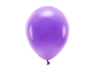 Balon gumowy Pastel Eco Balloons fioletowy 260mm Partydeco (ECO26P-014)