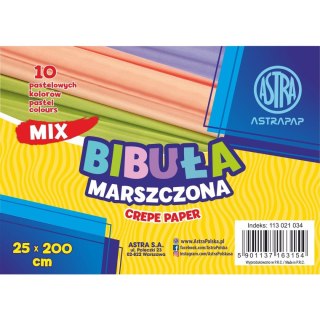 Bibuła marszczona mix pastel mix 250mm x 2000mm Artpack (400153935)