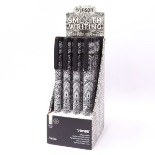 Długopis olejowy Fashion A3 MANDALA wkład niebieski 0,7mm Vinson