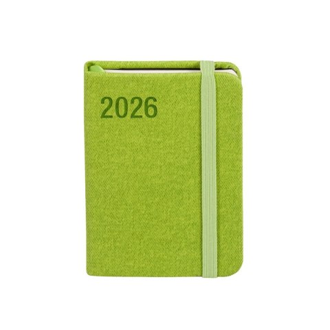 Kalendarz książkowy (terminarz) ZIELONY AVANGARDA A7 Antra (2026)