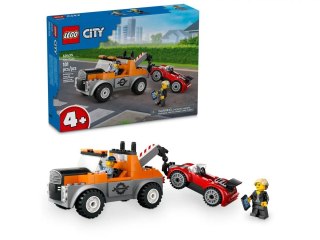 Klocki konstrukcyjne City Samochód pomocy drogowej i naprawa sportowego auta Lego (60435)