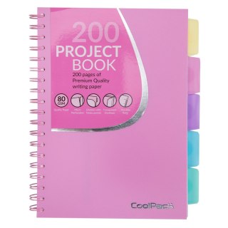 Kołozeszyt (kołonotatnik) A4 CoolPack pastel 80k. krata Patio (02879CP)