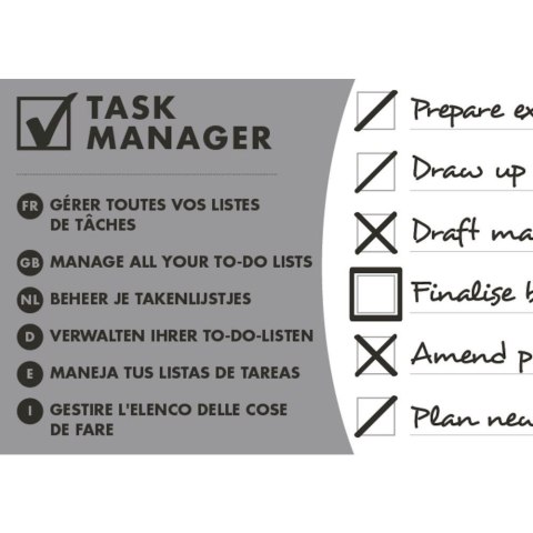 Kołozeszyt (kołonotatnik) A5 Task Manager 70k. 90g specjalna Oxford (400055727)