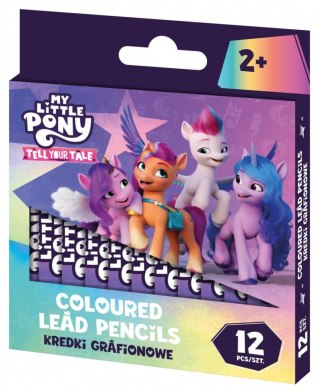Kredki świecowe My Little Pony grafinowe 12 kol. Astrapap (316024054)