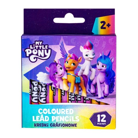 Kredki świecowe My Little Pony grafinowe 12 kol. Astrapap (316024054)