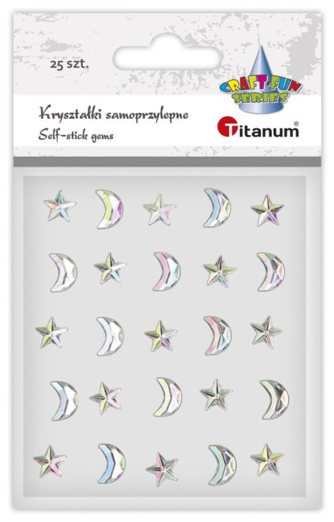 Kryształki Craft-Fun Series księżyce, gwiazdki srebrne Titanum (24MH0377)