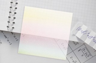 Notes samoprzylepny (karteczki) transparentne, z polipropylenu 75x75 mix 50k [mm:] 75x75 Titanum