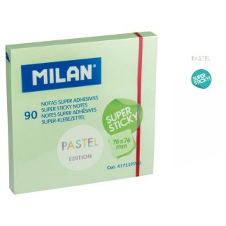 Notes samoprzylepny (karteczki) zielony 90k [mm:] 7x76 Milan (41711P790)