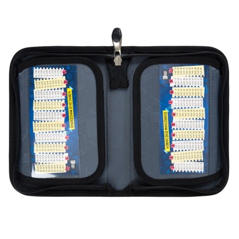 Piórnik STRIGHT PINK CHECKERED PC-03 Bambino (bez wypozażenia)