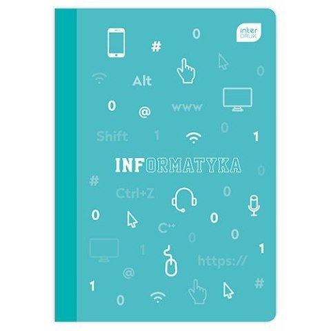Zeszyt tematyczny A5 Matematyka 60k. 70g krata Interdruk