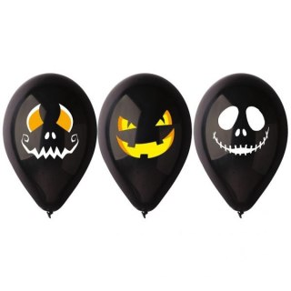 Balon gumowy PREMIUM HALLOWEEN TWARZE mix Godan (GB/PG39)