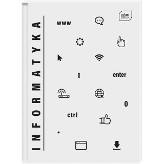 Brulion tematyczny A5 5902277332431 80k. 70g krata Interdruk (INFORMATYKA)