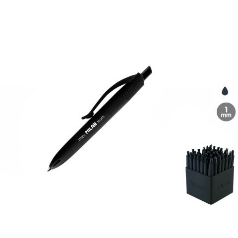 Długopis olejowy P1 Mini wkład czarny 1,0mm Milan (176531140)