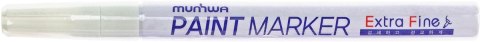 Marker olejowy wkład biały 1,0mm okrągła końcówka Munhwa (8801006713183)