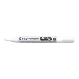 Marker olejowy wkład biały 2,0mm okrągła końcówka Pilot (SC-PM-W)