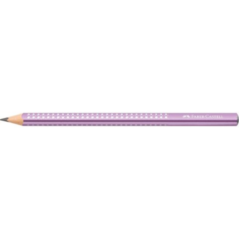 Ołówek Jumbo Sparkle metallic fioletowy B Faber Castell (111663 FC)