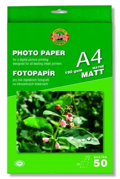 Papier foto A4 matt 190g Koh-I-Noor
