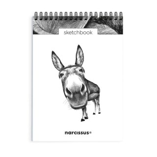 Blok artystyczny szkicownik osioł A5 120g 60k Narcissus