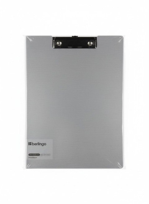 Deska z klipem (podkład do pisania) A4 Steel & Style szary Berlingo (299030)
