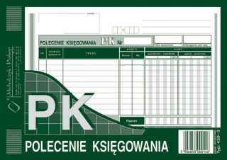 Druk offsetowy A5 Polecenie księgowania A5 80k. Michalczyk i Prokop (439-3)