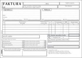 Druk samokopiujący A5 Faktura Vat A5/100 brutto 100k. Stolgraf (F15)