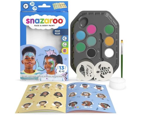 Farby do twarzy zestaw Aqua Snazaroo (1172191)