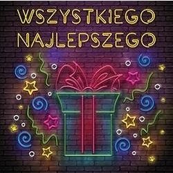 Kartka składana kw KW PREZENT NEON Henry (5905701483631)