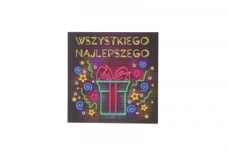 Kartka składana kw KW PREZENT NEON Henry (5905701483631)
