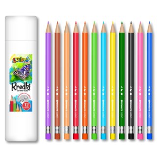 Kredki ołówkowe automatyczne w tubie 5906910831848 12 kol. Kolori (TT8878)