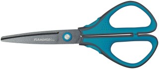 Nożyczki teflonowe czarne ostrze 3D 17,5cm Flamingo (FL055525)