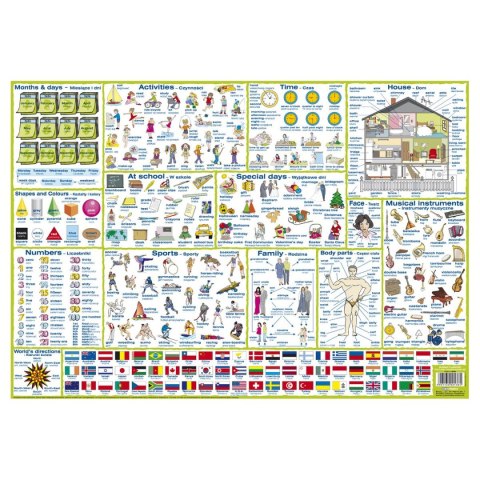 Podkład na biurko karton pokryty folią [mm:] 490x340 Derform (SPOA)