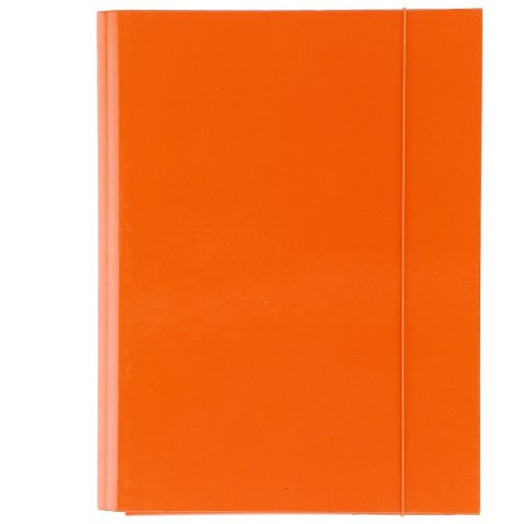 Teczka z szerokim grzbietem na gumkę A4 pomarańczowy Barbara (1821032)