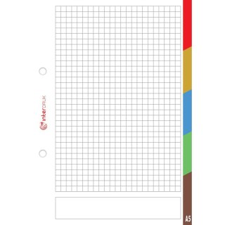 Wkład do segregatora A5 Interdruk (WKDOSEA550REG)