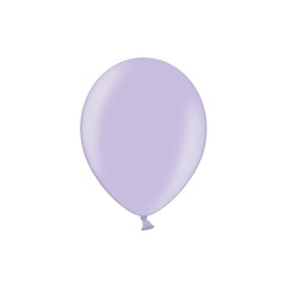 Balon gumowy metalizowany 100 szt lawendowy 14cal Partydeco (076)