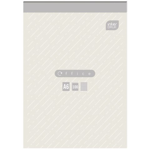 Blok biurowy A6 70g 100k Interdruk (BLKA6100)