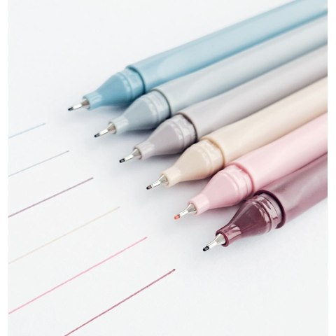 Cienkopis SATIN GOLD 6KOL wkład mix 6kol. Interdruk (5902277346711)